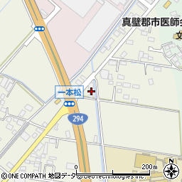 茨城県筑西市一本松39周辺の地図