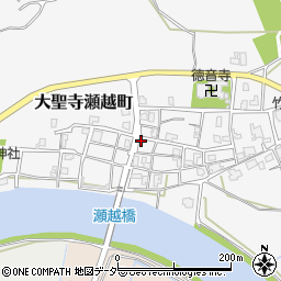 石川県加賀市大聖寺瀬越町周辺の地図