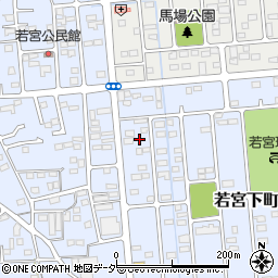 栃木県佐野市若宮下町8-4周辺の地図