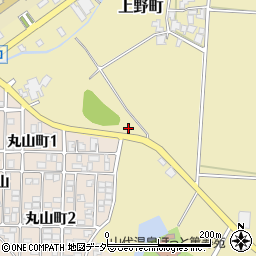 石川県加賀市上野町ケ周辺の地図