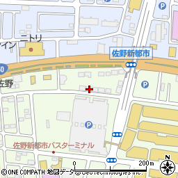 栃木県佐野市越名町2040-10周辺の地図