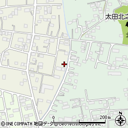 群馬県太田市別所町432周辺の地図