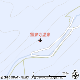 霊泉寺温泉周辺の地図