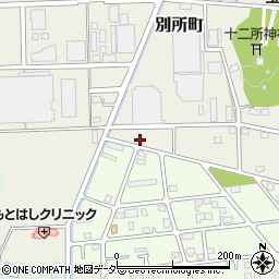 群馬県太田市別所町81-6周辺の地図
