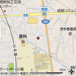 長野県安曇野市豊科4502周辺の地図
