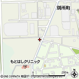 群馬県太田市別所町91周辺の地図