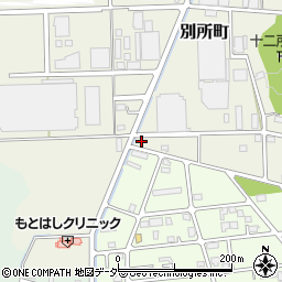 群馬県太田市別所町81-2周辺の地図