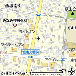 イン東京　小山店周辺の地図