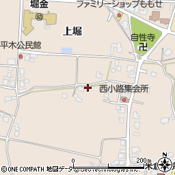 長野県安曇野市堀金烏川2418周辺の地図
