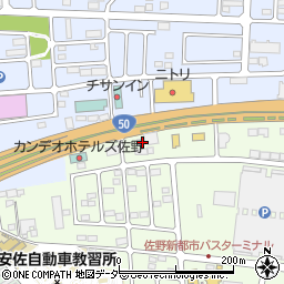 栃木県佐野市越名町2039-2周辺の地図