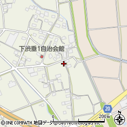 栃木県足利市下渋垂町40周辺の地図