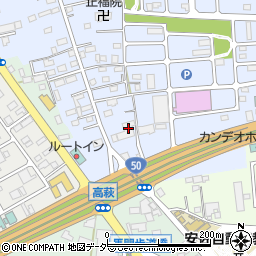栃木県佐野市高萩町373周辺の地図