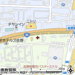 ラーメン山岡家 佐野店周辺の地図