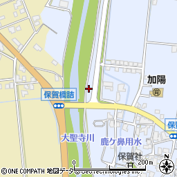 石川県加賀市保賀町ラ周辺の地図