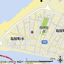 石川県加賀市塩屋町（ニ）周辺の地図