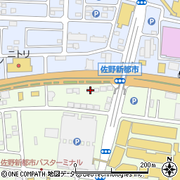 栃木県佐野市越名町2040-5周辺の地図