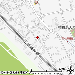 群馬県高崎市下佐野町1024周辺の地図