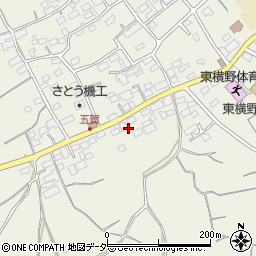 松井田中宿線周辺の地図