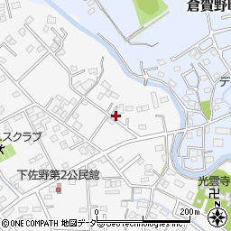 群馬県高崎市下佐野町256周辺の地図