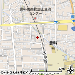 長野県安曇野市豊科4577周辺の地図