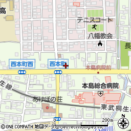 東京ワックス群馬周辺の地図