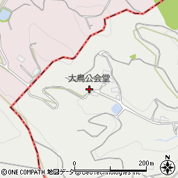 大鳥公会堂周辺の地図