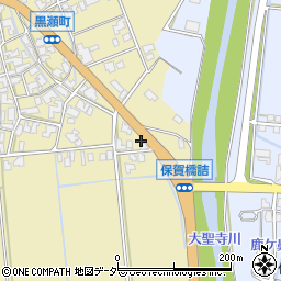石川県加賀市黒瀬町ニ周辺の地図