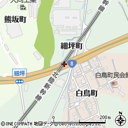 石川県加賀市細坪町ル周辺の地図