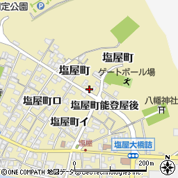 石川県加賀市塩屋町周辺の地図
