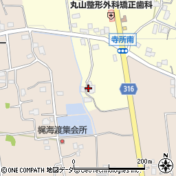 長野県安曇野市豊科南穂高寺所332周辺の地図