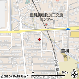 長野県安曇野市豊科4579周辺の地図