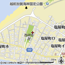 石川県加賀市塩屋町ハ112周辺の地図