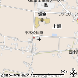 長野県安曇野市堀金烏川2293周辺の地図