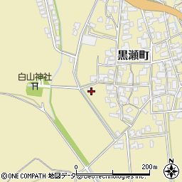 石川県加賀市黒瀬町ヨ周辺の地図