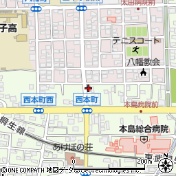太田西本町郵便局周辺の地図