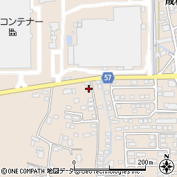 長野県安曇野市豊科本村2130周辺の地図
