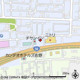 栃木県佐野市高萩町1344周辺の地図