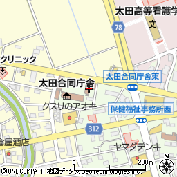 東庁舎周辺の地図