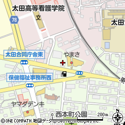 いきなりステーキ 太田店周辺の地図