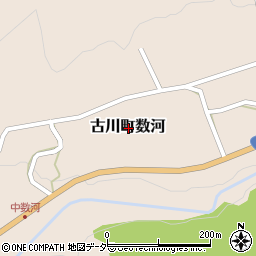 岐阜県飛騨市古川町数河周辺の地図