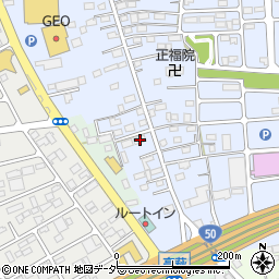 栃木県佐野市高萩町387周辺の地図
