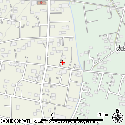 群馬県太田市別所町458-2周辺の地図