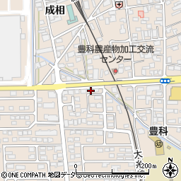 長野県安曇野市豊科4578周辺の地図