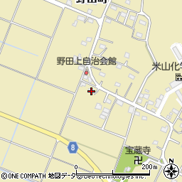 栃木県足利市野田町1784周辺の地図