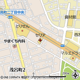 セリアとりせん茂呂店周辺の地図