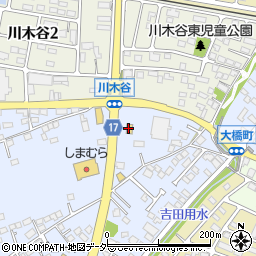 ファミリーマート結城北店周辺の地図