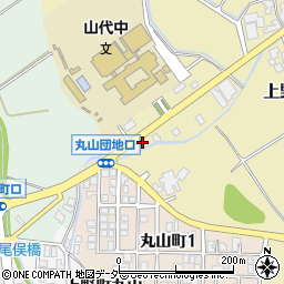 石川県加賀市上野町カ周辺の地図