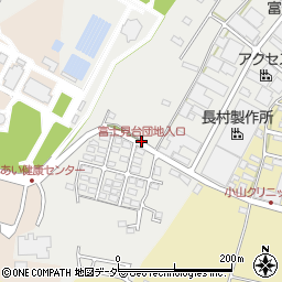 富士見台団地入口周辺の地図
