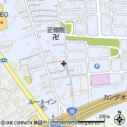 栃木県佐野市高萩町362周辺の地図