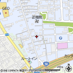 栃木県佐野市高萩町363周辺の地図